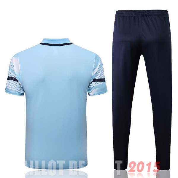 Maillot De Foot Ensemble Complet Polo Manchester City 22/23 Bleu Clair