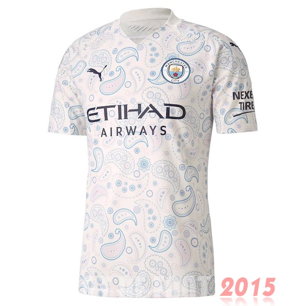 Maillot De Foot Third Maillot Manchester City Rétro 2020 2021 Blanc