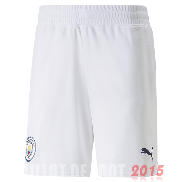 Maillot De Foot Domicile Pantalon Manchester City 22/23 Blanc