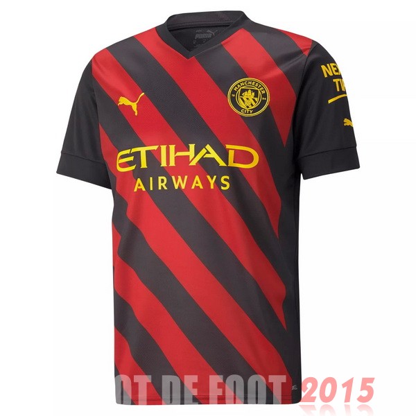 Maillot De Foot Exterieur Maillot Manchester City 22/23 Rouge