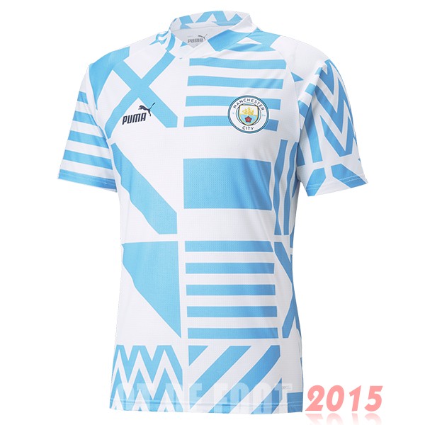 Maillot De Foot Thailande Pré match Maillot Manchester City 22/23 Bleu