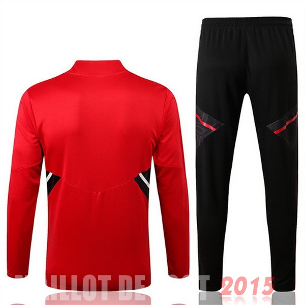 Maillot De Foot Survêtements Manchester United 22/23 Rouge I Noir