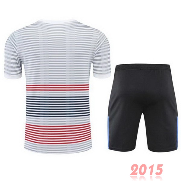 Maillot De Foot Entrainement Ensemble Complet Manchester United 22/23 Blanc Noir