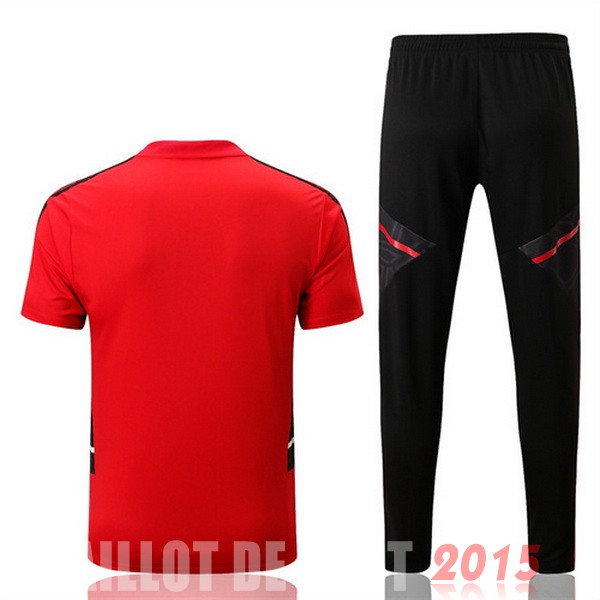 Maillot De Foot Entrainement Ensemble Complet Manchester United 22/23 Rouge I Noir