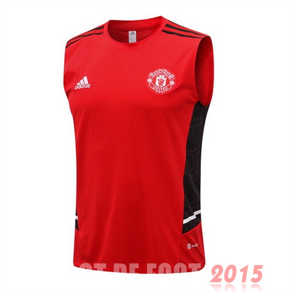 Maillot De Foot Entrainement Sans Manches Manchester United 22/23 Rouge