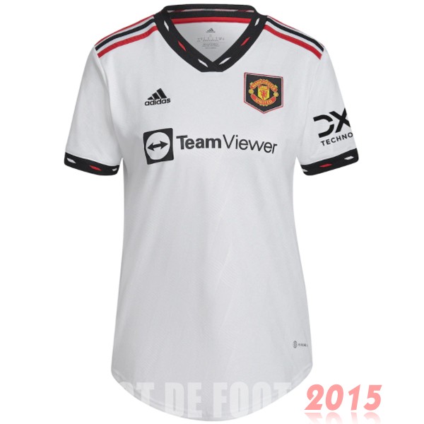 Maillot De Foot Exterieur Maillot Femme Manchester United 22/23 Blanc