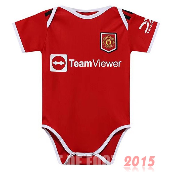 Maillot De Foot Domicile Onesies Enfant Manchester United 22/23 Rouge