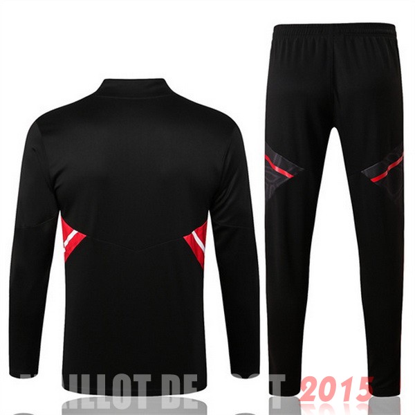 Maillot De Foot Survêtements Enfant Manchester United 22/23 Noir Rouge