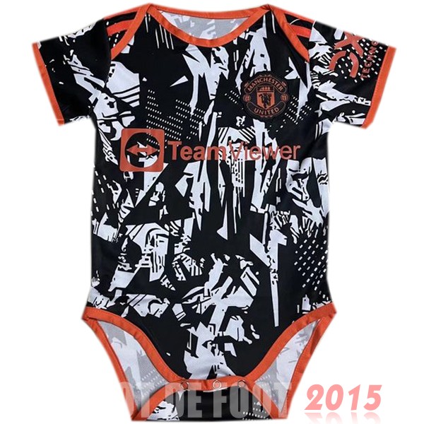 Maillot De Foot Third Onesies Enfant Manchester United 22/23 Noir