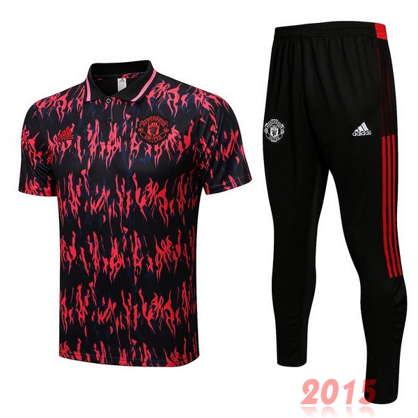 Maillot De Foot Ensemble Complet Polo Manchester United 22/23 Rouge I Noir