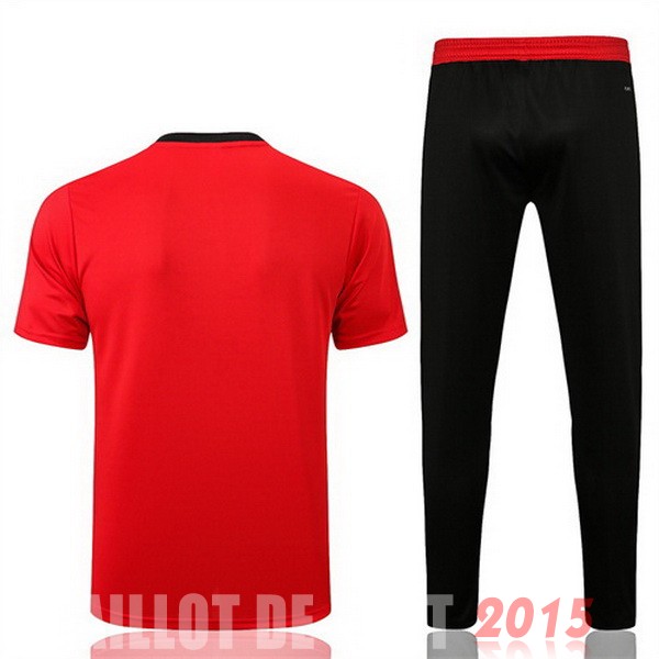 Maillot De Foot Ensemble Complet Polo Manchester United 22/23 Rouge Noir