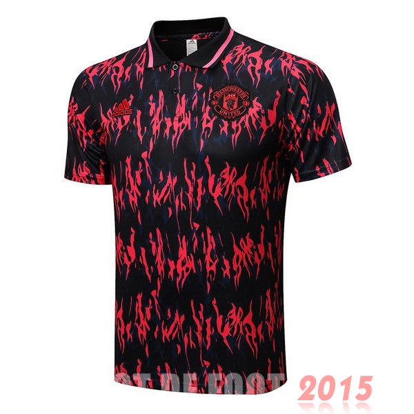 Maillot De Foot Polo Manchester United 22/23 Rouge Marine