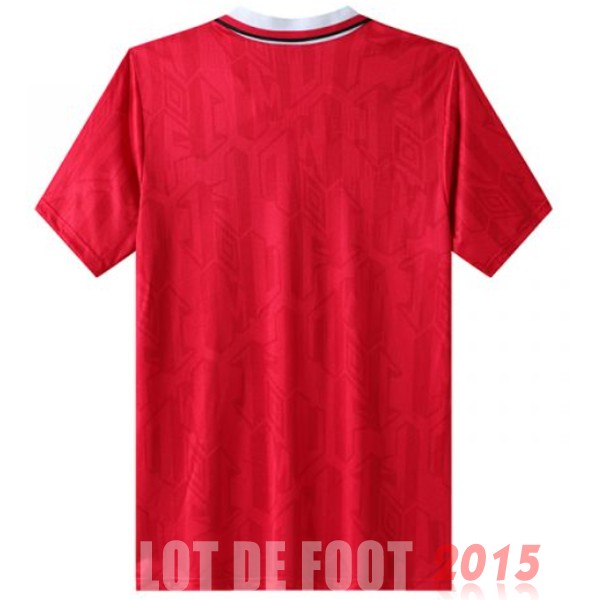 Maillot De Foot Domicile Maillot Manchester United Rétro 1992 1994 Rouge