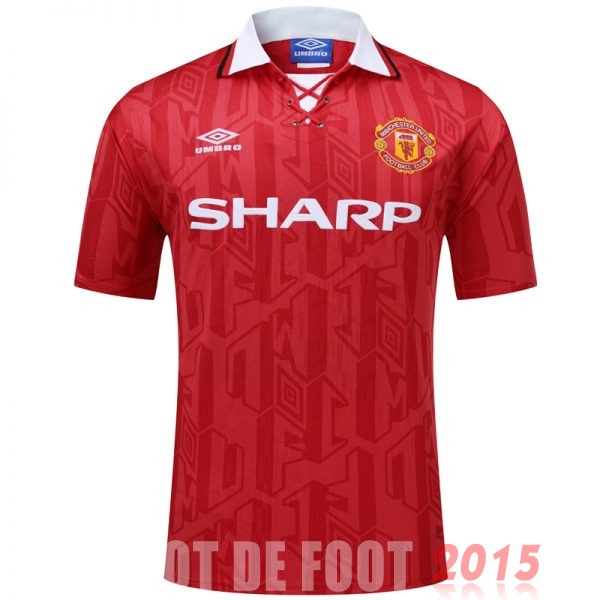 Maillot De Foot Domicile Maillot Manchester United Rétro 1994 Rouge