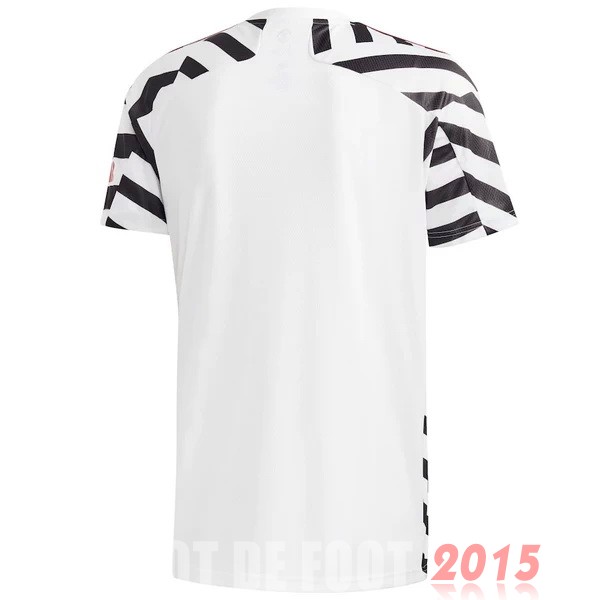 Maillot De Foot Third Maillot Manchester United Rétro 2020 2021 Blanc