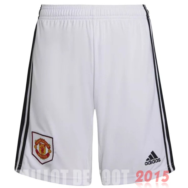 Maillot De Foot Domicile Pantalon Manchester United 22/23 Blanc