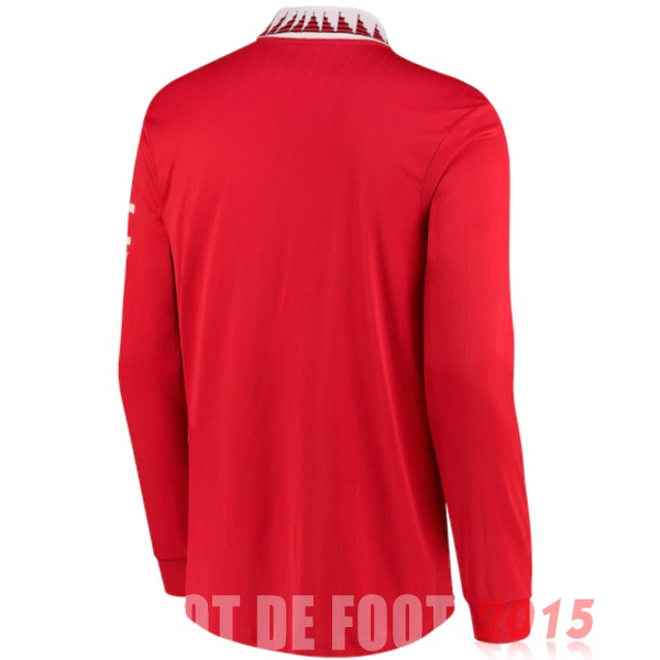 Maillot De Foot Thailande Domicile Manches Longues Manchester United 22/23 Rouge