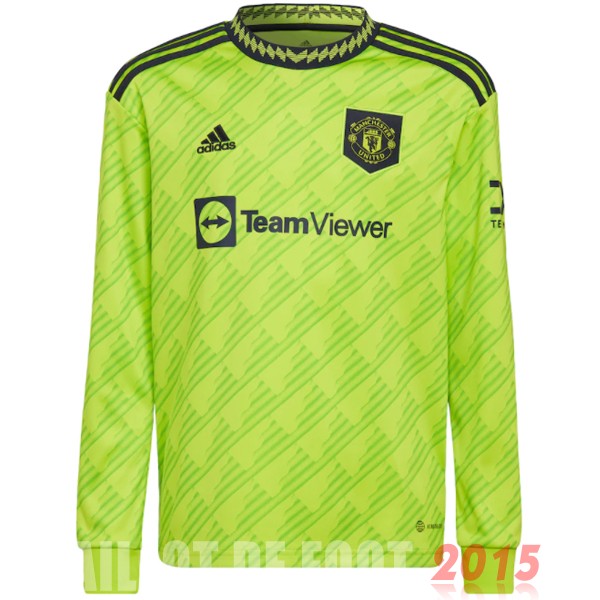 Maillot De Foot Thailande Third Manches Longues Manchester United 22/23 Vert