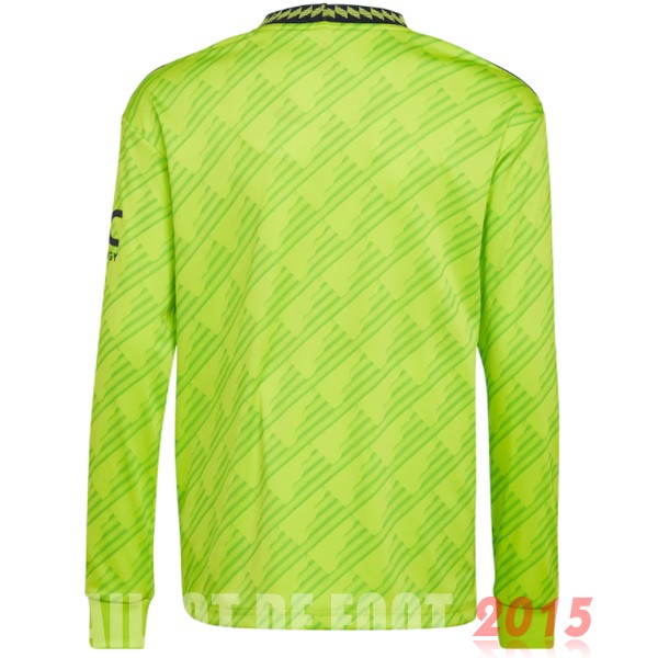 Maillot De Foot Thailande Third Manches Longues Manchester United 22/23 Vert