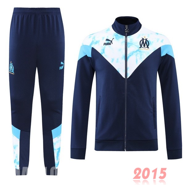 Maillot De Foot Survêtements Marseille 22/23 Bleu Blanc