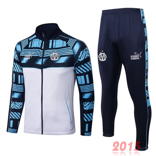 Maillot De Foot Survêtements Marseille 22/23 Bleu I Blanc