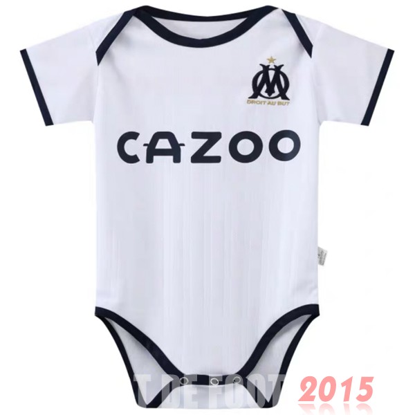 Maillot De Foot Domicile Onesies Enfant Marseille 22/23 Blanc