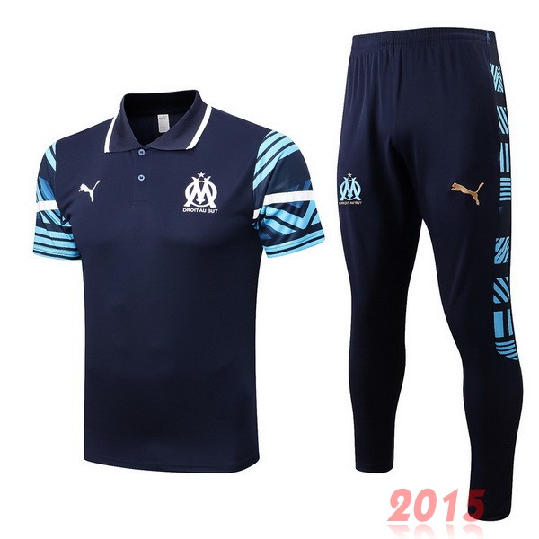 Maillot De Foot Ensemble Complet Polo Marseille 22/23 Bleu Marine