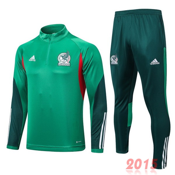 Maillot De Foot Ensemble Complet Sudadera Entrainement Mexique 2022 Vert