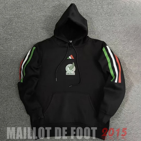 Maillot De Foot Sweats à Capuche Mexique 2022 Noir