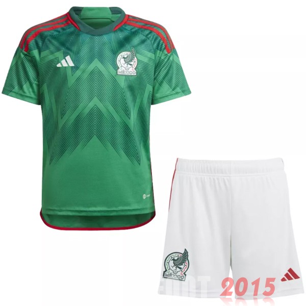 Maillot De Foot Domicile Conjunto De Enfant Mexique 2022 Vert