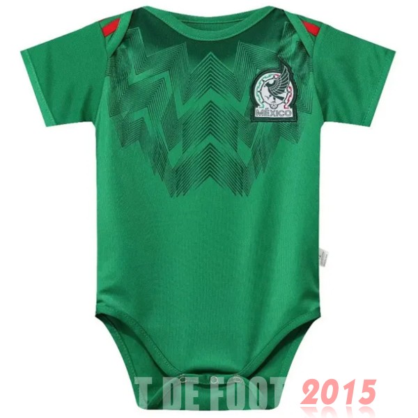 Maillot De Foot Domicile Onesies Enfant Mexique 2022 Vert