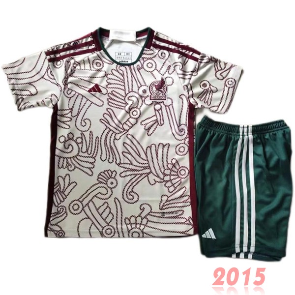 Maillot De Foot Exterieur Conjunto De Enfant Mexique 2022 Rouge