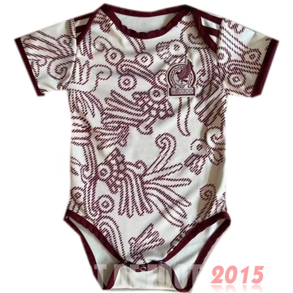 Maillot De Foot Exterieur Onesies Enfant Mexique 2022 Rouge