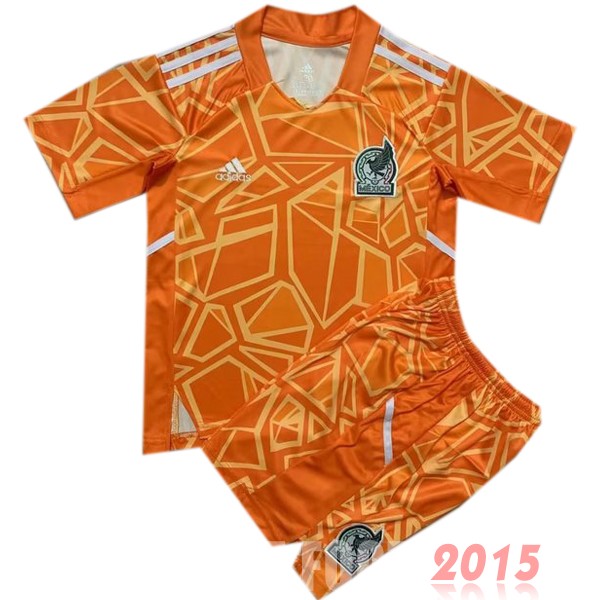 Maillot De Foot Gardien Conjunto De Enfant Mexique 2022 Orange