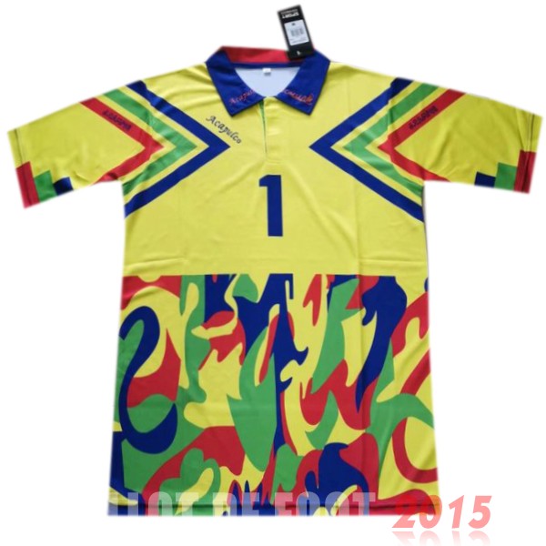 Maillot De Foot Gardien Maillot Mexico Rétro 1994 Jaune