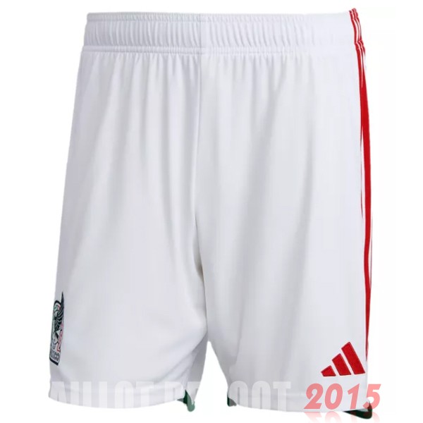 Maillot De Foot Domicile Pantalon Mexique 2022 Blanc