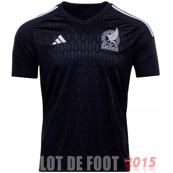 Maillot De Foot Thailande Gardien Maillot Mexico 2022 Noir