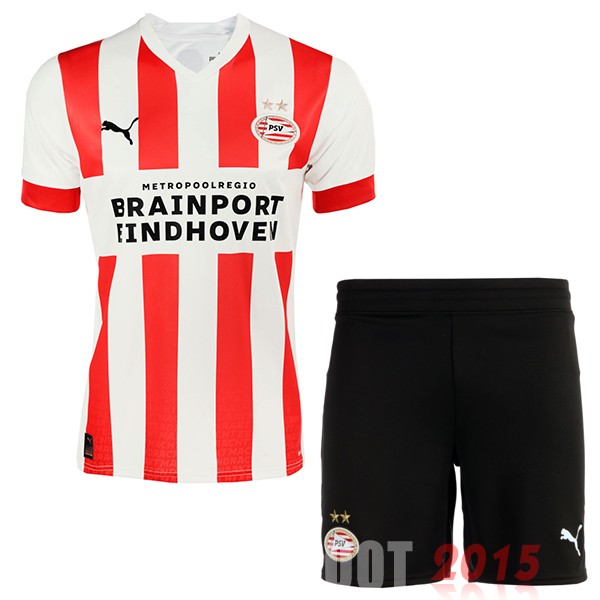 Maillot De Foot Domicile Conjunto De Enfant Eindhoven 22/23 Rouge