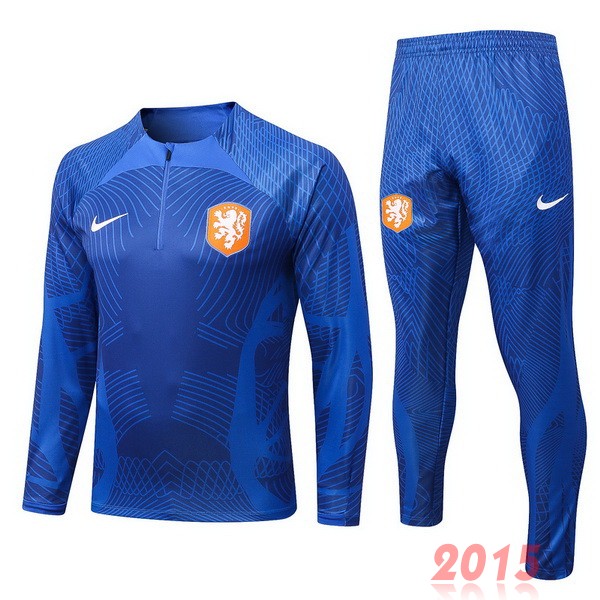 Maillot De Foot Survêtements Pays Bas 2022 Bleu