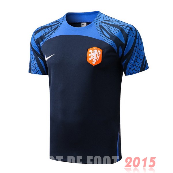 Maillot De Foot Entrainement Pays Bas 2022 Bleu Marine