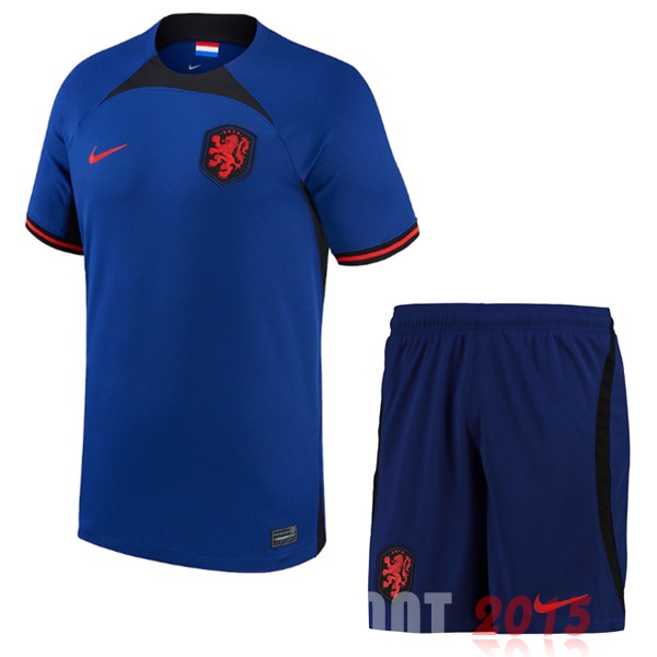 Maillot De Foot Exterieur Conjunto De Enfant Pays Bas 2022 Bleu