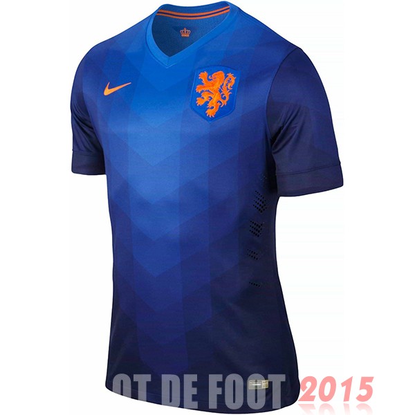 Maillot De Foot Exterieur Maillot Pays Bas Rétro 2014 Bleu