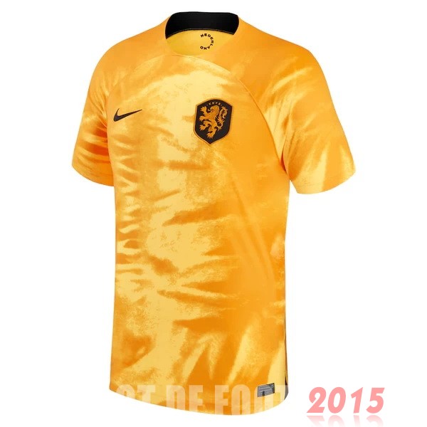 Maillot De Foot Domicile Maillot Pays Bas 2022 Jaune