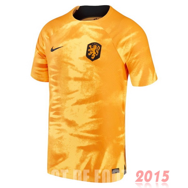 Maillot De Foot Thailande Domicile Joueurs Maillot Pays Bas 2022 Jaune