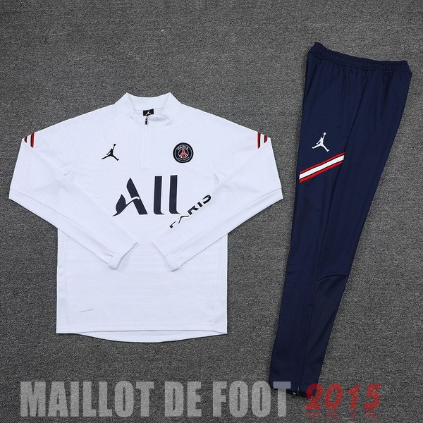Maillot De Foot Ensemble Complet Sudadera Entrainement Paris Saint Germain 22/23 Bleu Blanc