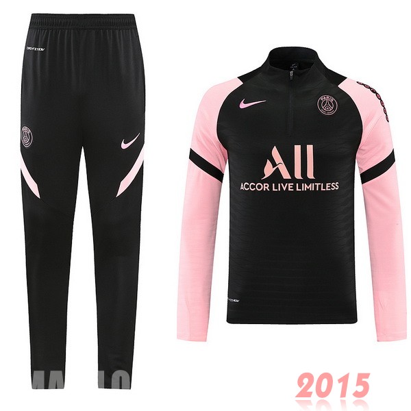 Maillot De Foot Ensemble Complet Sudadera Entrainement Paris Saint Germain 22/23 Noir Rose
