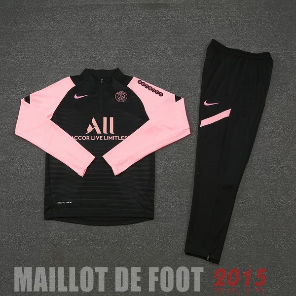 Maillot De Foot Ensemble Complet Sudadera Entrainement Paris Saint Germain 22/23 Noir Rose