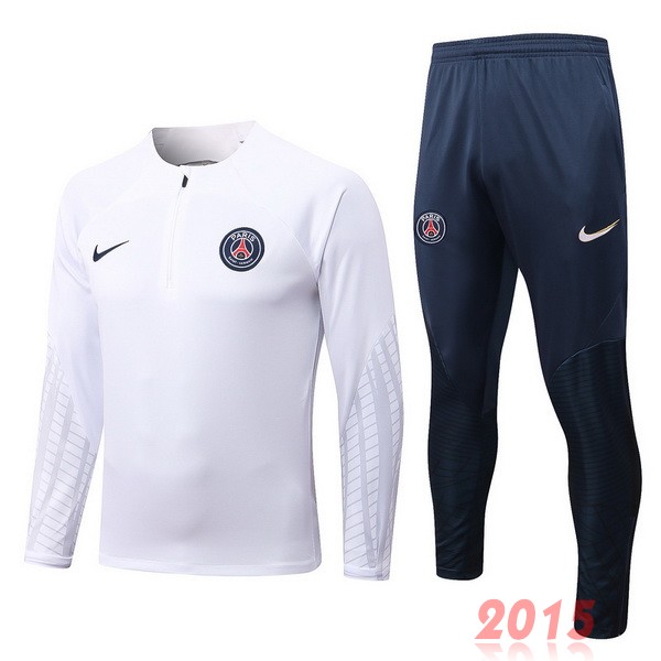 Maillot De Foot Survêtements Paris Saint Germain 22/23 Blanc I Bleu