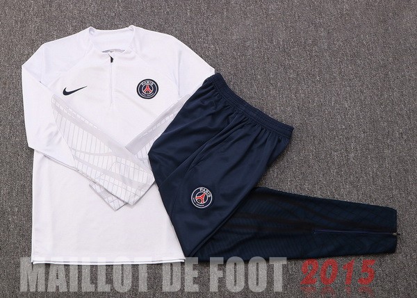 Maillot De Foot Survêtements Paris Saint Germain 22/23 Blanc I Bleu