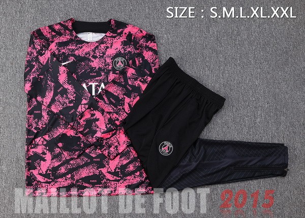 Maillot De Foot Survêtements Paris Saint Germain 22/23 Rose I Noir